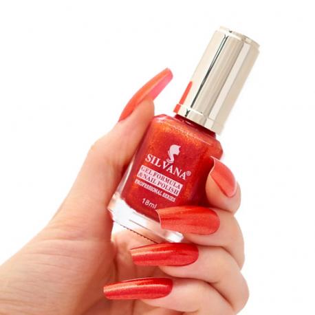 Гибридный лак для ногтей 18 Silvana