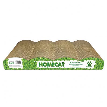 Когтеточка гофрокартоная Мятная волна свежая 5 баллов 50х22х6 см Homecat