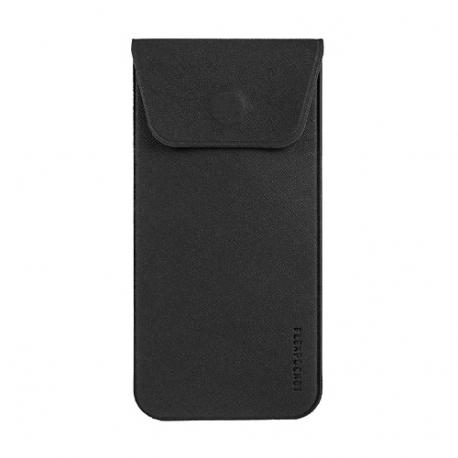 Футляр для ручек/очков  из экокожи Saffiano, на магните, цвет - желтый Flexpocket