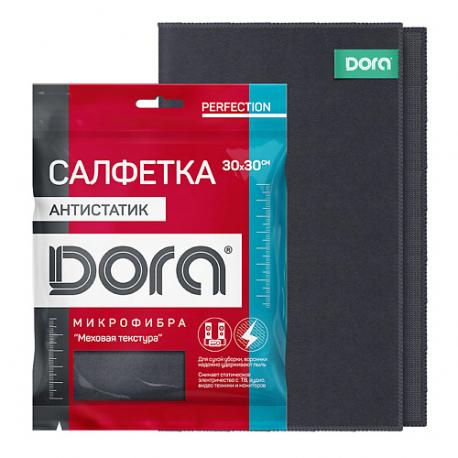 Салфетка "Антистатик" 30х30 см для сухой уборки DORA