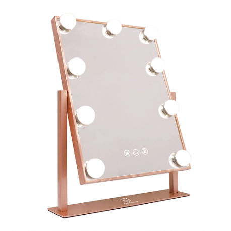 Профессиональное настольное зеркало c подсветкой, 30х25см FENCHILIN