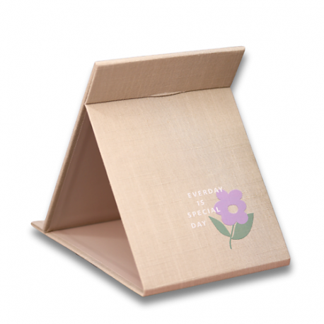 Зеркало настольное "Hello world" brown iLikeGift