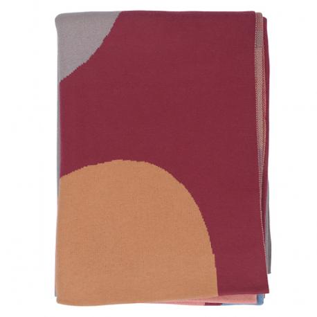 Плед из хлопка с авторским принтом Freak Fruit Tkano