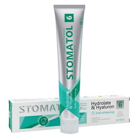 Soft Whitening зубная паста для чувствительных зубов с гидролатом 100 STOMATOL