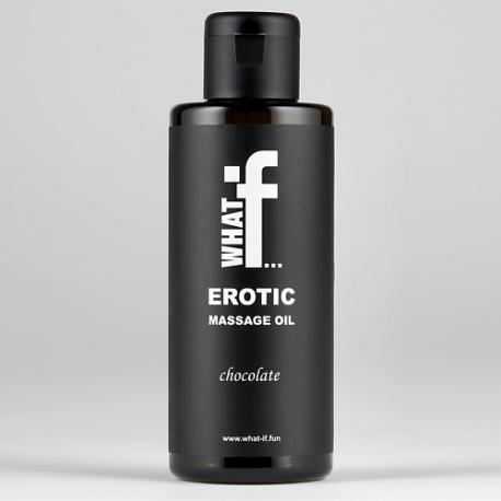 Массажное масло с афродизиаком. Шоколад 150 WHAT IF