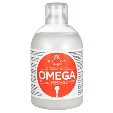 Шампунь Omega восстанавливающий для безжизненных, тусклых и секущихся волос 1000 Kallos Cosmetics