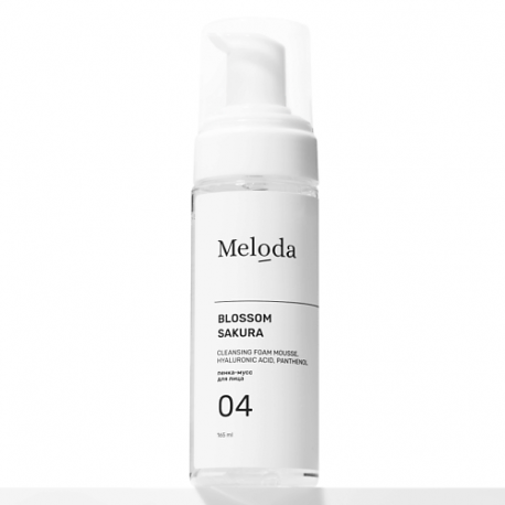 Пенка-мусс BLOSSOM SAKURA с гиалуроновой кислотой и пантенолом 165 MELODA МЕЛОДА