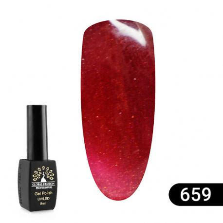 Гель лак Sexy Red 652 Global Fashion