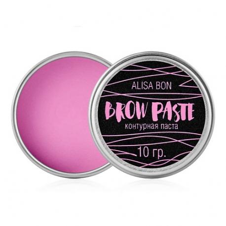 Контурная паста для бровей"BROW PASTE" розовая Alisa Bon