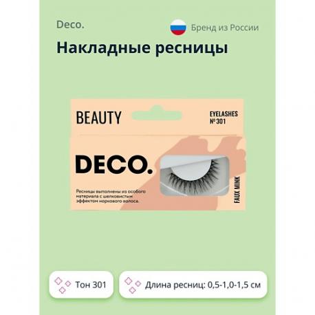 Накладные ресницы с эффектом норки №301 deco