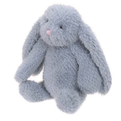 Мягкая игрушка Зайка серо-голубой по имени Мия, 24 см Gulliver