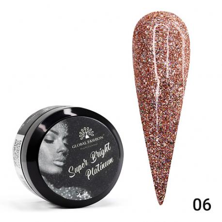 Гель краска Super Bright platinum 01 Global Fashion