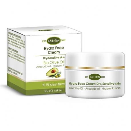 Крем для лица для сухой и чувствительной кожи с гиалуроновой кислотой и АВОКАДО 50 KALLISTON