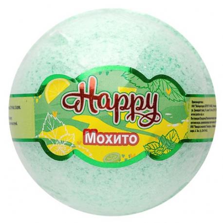 Бомбочка для ванны Happy «Мохито» Laboratory Katrin