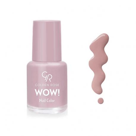 Лак для ногтей WOW! Nail Color Clear 6 GOLDEN ROSE