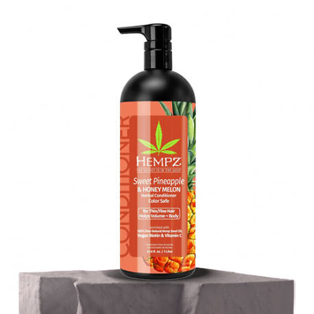 Кондиционер Ананас и Медовая Дыня / Sweet Pineapple & Honey Melon Volumizing Conditioner 1000 Hempz