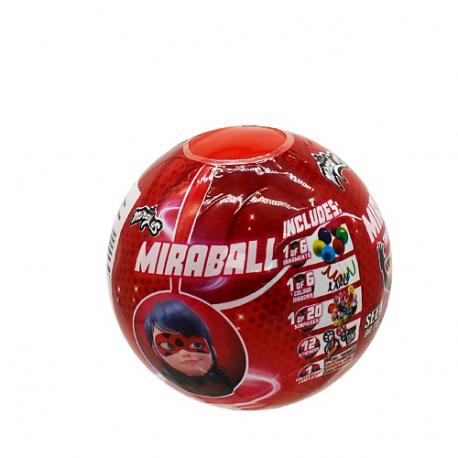 Шар сюрприз с мягкой игрушкой квами Леди Баг MIRACULOUS