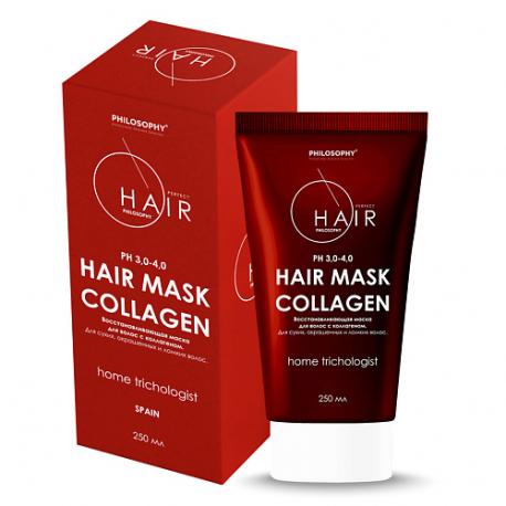 Маска для волос восстанавливающая с коллагеном pH 3.0-4.0 250 PHILOSOPHY ТРИ КИТА ПРОФЕССИОНАЛИЗМА