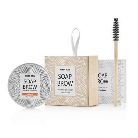 Мыло для фиксации бровей «Brow soap» Апельсин Alisa Bon