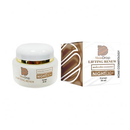 Ночной  увлажняющий крем для лица лифтинг Lifting Renew 50 SKINDROP