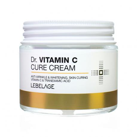 Крем для лица с Витамином С антивозрастной Осветляющий  Dr. Vitamin C Cure Cream 70 LEBELAGE