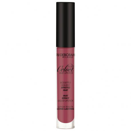 Помада для губ матовая жидкая FLUID VELVET MAT LIPSTICK DEBORAH MILANO