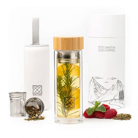 Термокружка - термос "Eco-Glass", из стекла, 350 мл Santai Living