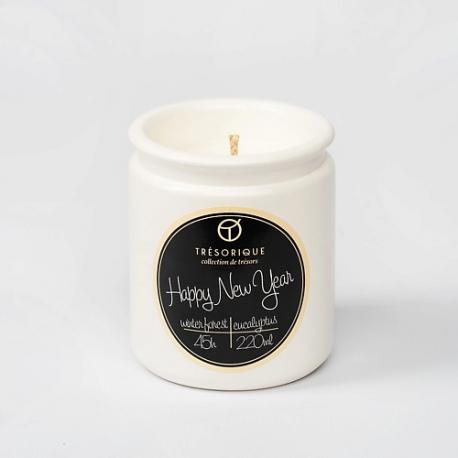 Cвеча ароматическая Happy New Year "зимний лес, эвкалипт" 220 TRESORIQUE