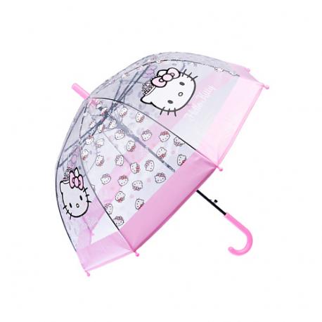Зонт-трость механический для девочек Hello Kitty PlayToday