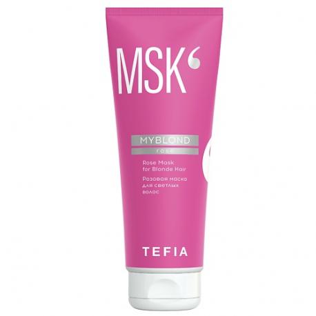 Розовая маска для светлых волос Rose Mask for Blonde Hair MYBLOND 250 TEFIA