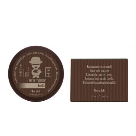 Паста для укладки волос матовая суперсильной фиксации Insolia 100 BARBA ITALIANA