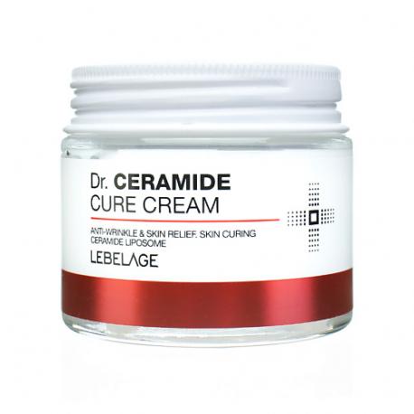 Крем для лица с Керамидами Улучшающий рельеф кожи Dr. Ceramide Cure Cream 70 LEBELAGE