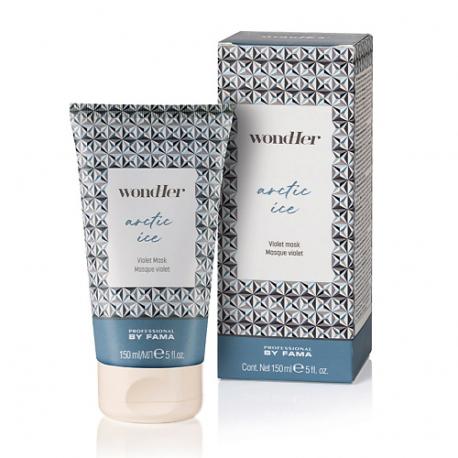 Фиолетовая маска для волос WONDHER ARCTIC ICE VIOLET 150 PROFESSIONAL BY FAMA