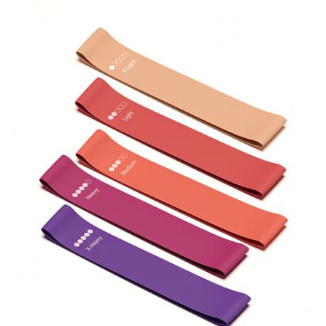 Эспандер ленточный - набор резинок для фитнеса, цветные SHARK FIT