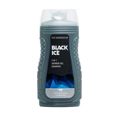 Гель для душа и шампунь мужской Black Ice 400 SCHOGEN