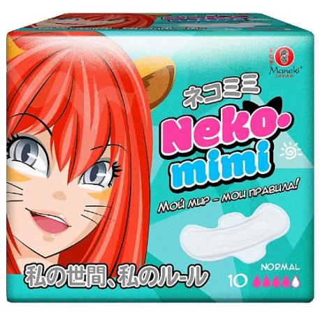 Прокладки женские гигиенические дневные Neko-Mimi Maneki