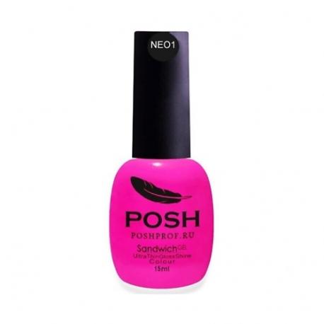 POSH Гель-лак 25 дней, SENDVICH Neon №01 POSHPROF.RU