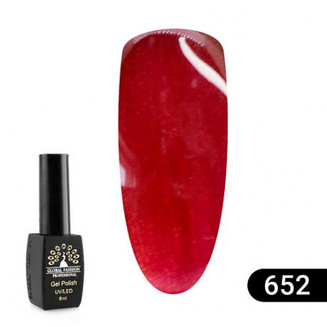 Гель лак Sexy Red 652 Global Fashion