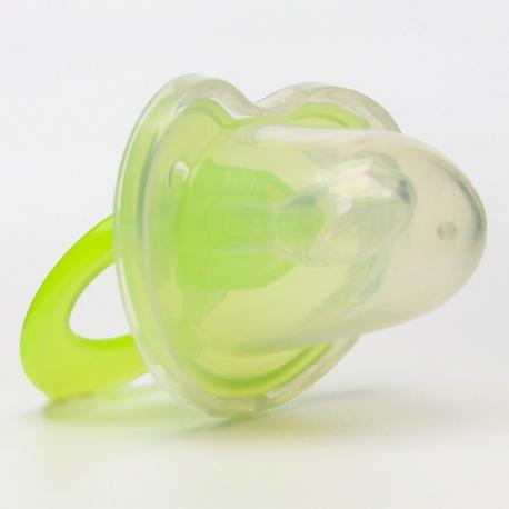 Соска-пустышка ортодонтическая, с рождения, с колпачком, «Бантик» Крошка Я