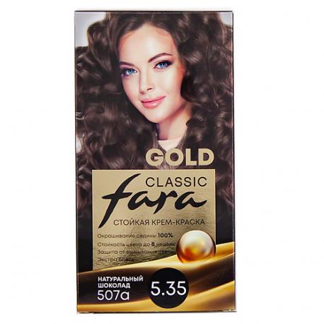 Стойкая крем краска для волос  Classic Gold FARA