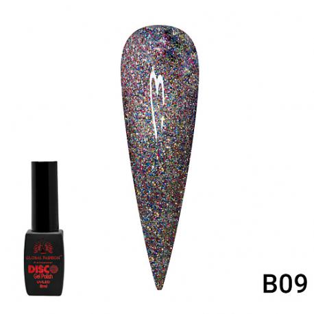 Гель лак Disco Gel Polish светоотражающий A06 Global Fashion
