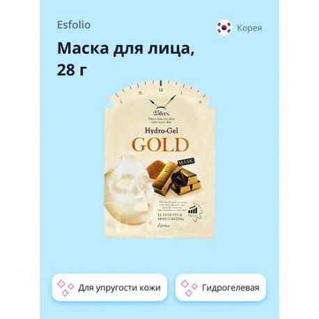 Маска для лица 25HRS. гидрогелевая с коллоидным золотом (для упругости кожи) 28 ESFOLIO