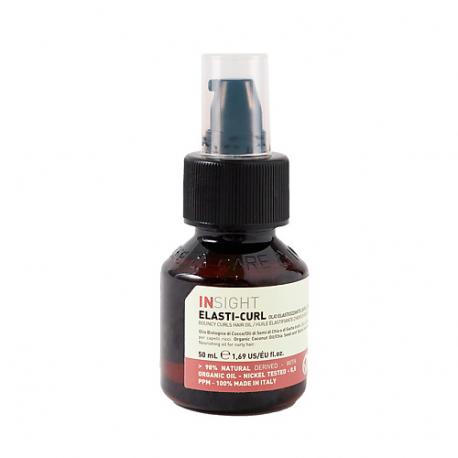 Масло-блеск для кудрявых волос ELASTI-CURL Bouncy curls hair oil 50 INSIGHT PROFESSIONAL