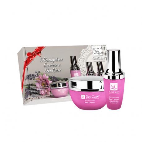 Подарочный витаминный набор №7, Дневной крем , Крем для глаз SeaCare