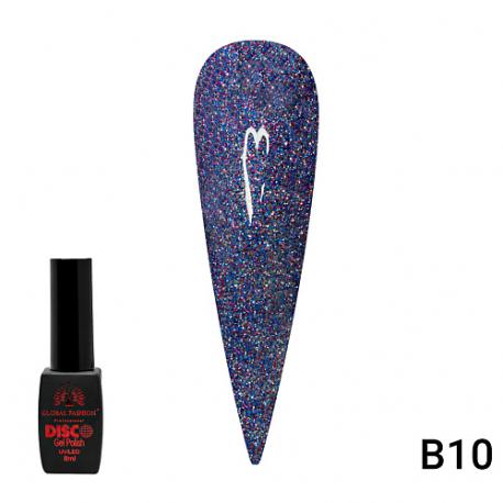 Гель лак Disco Gel Polish светоотражающий A06 Global Fashion