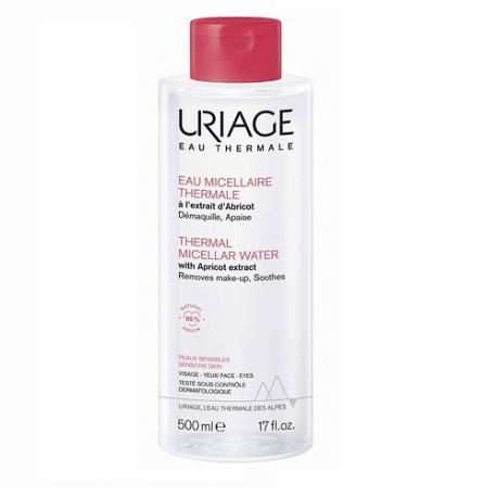 Очищающая мицеллярная вода для чувствительной кожи лица и контура глаз 500 Uriage