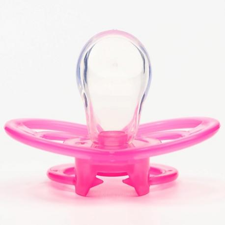 Соска-пустышка ортодонтическая, с 6 месяцев, с колпачком, «Бантик» Крошка Я