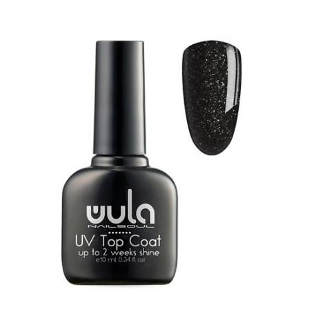 Верхнее покрытие с шиммером Soft shimmer Top Coat, тон 105 WULA Nailsoul