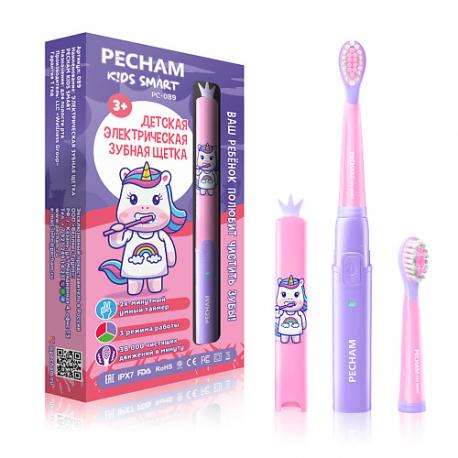 Электрическая зубная щетка детская Kids Smart Leo 3+ PECHAM