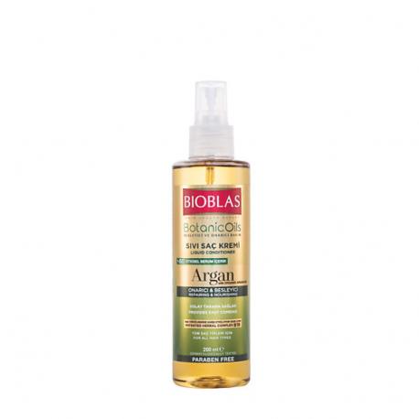Несмываемый кондиционер против выпадения волос c аргановым маслом Botanic Oils BIOBLAS